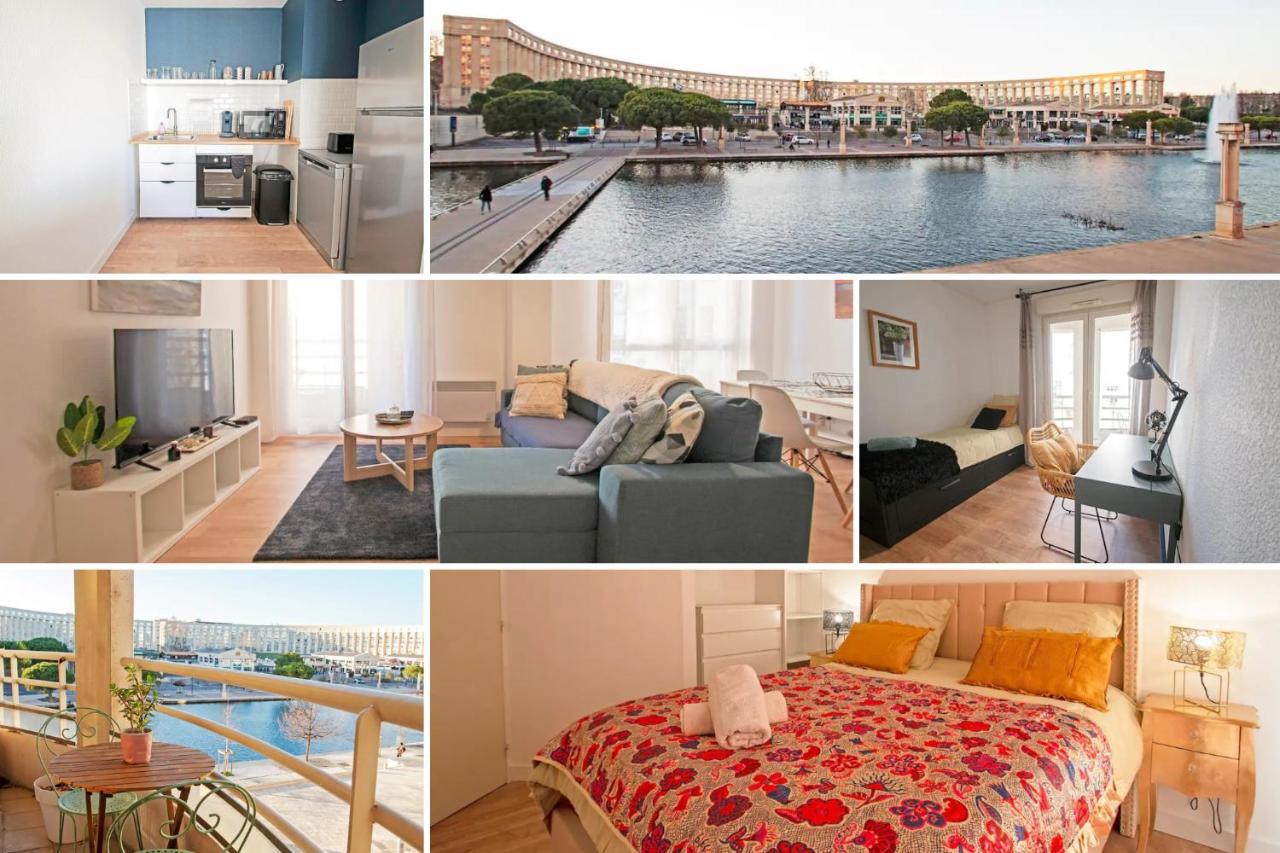 Appartement Cosy , Vue Imprenable, Parking Prive Montpellier Exteriör bild