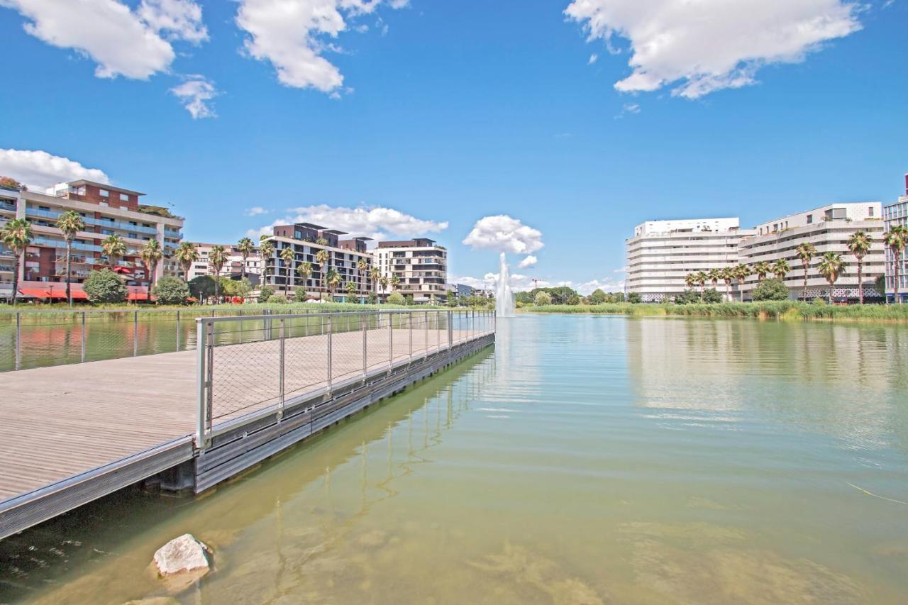 Appartement Cosy , Vue Imprenable, Parking Prive Montpellier Exteriör bild
